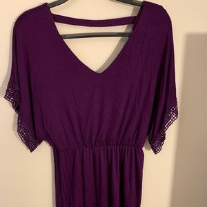 Purple Lightweight Dress